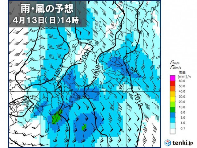 関東　13日は花散らしの雨でヒンヤリ　来週後半は都心などで夏日か　寒暖差に注意