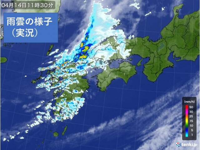 中国地方は明日15日昼過ぎにかけて強い雨や雷雨　ヒョウや突風も　風はヒンヤリ寒い