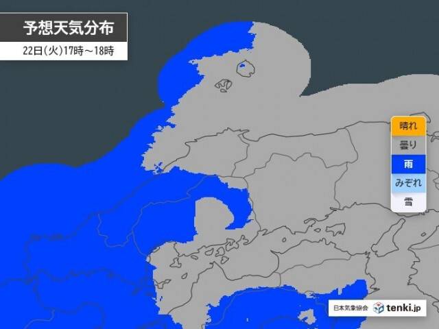 明日22日は夕方から中国地方で雨　ゴールデンウィークは1日の寒暖差と紫外線に注意