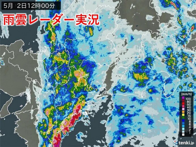今日2日の東海は午後も激しい雷雨　道路の冠水注意　ゴールデンウィーク後半の天気は
