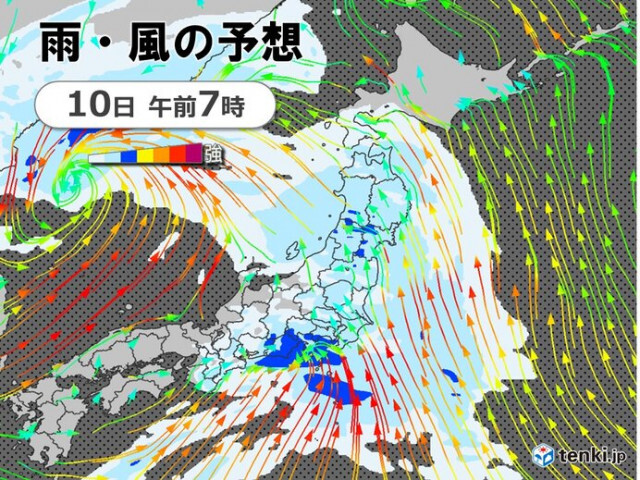 10日にかけて九州〜関東で警報級の大雨の恐れ　九州で暴風に警戒　荒天のピークは
