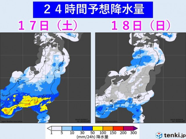 17日〜18日の東海は大雨の恐れ　梅雨入り前の大雨災害に警戒　備えは早めに
