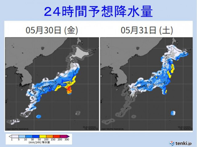 28日から沖縄や奄美で警報級の大雨か　今週末は本州付近で土砂降り　梅雨入りはいつ
