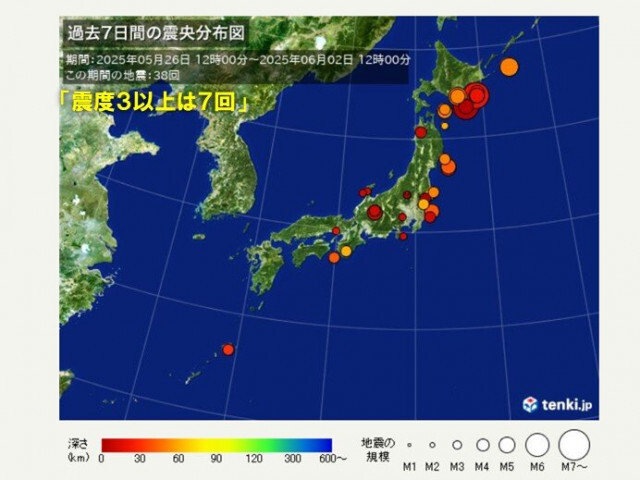 今日2日朝も北海道で最大震度4の地震　震度3以上は1週間で7回　日頃から備えを