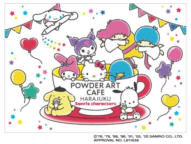 サンリオキャラクター大賞上位10キャラクターが世界初の体験型アートカフェとコラボ！