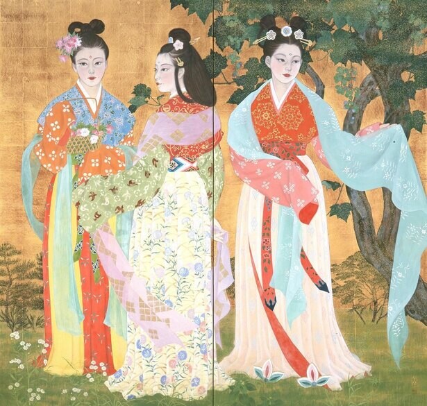 『万葉集』の世界を絵画で堪能！岡山県の新見美術館で「現代日本画家が描く万葉のこころ」が開催中