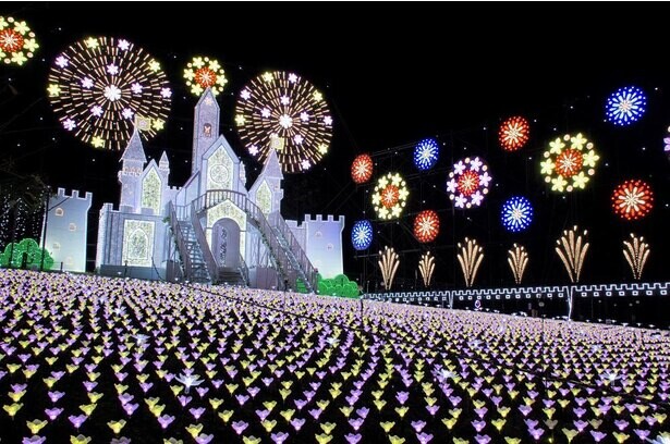 日本三大イルミネーションは必見！足利市のあしかがフラワーパークで「光の花の庭」が開催