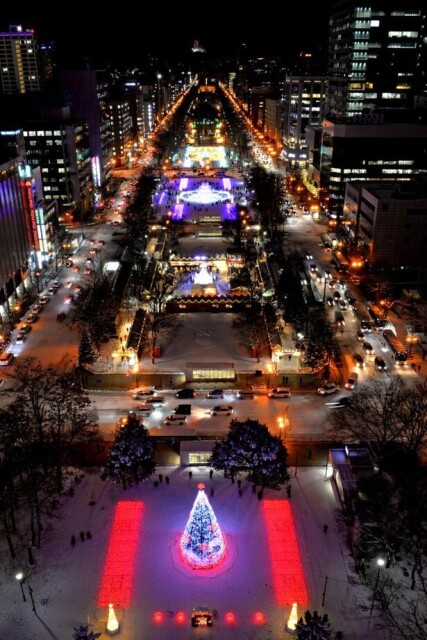 札幌市で「第40回さっぽろホワイトイルミネーション」開催！日本三大イルミネーションが初雪を彩る
