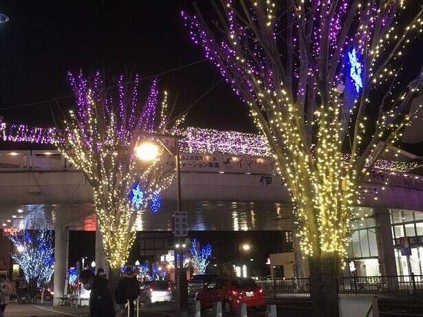 約14万球の光が伊万里駅前を彩る、佐賀県伊万里市で「輝け！イマリフェスタ『イマリのイルミ』」開催