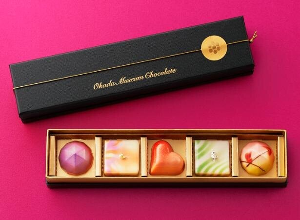 名作アートが美麗なチョコレートに変身！岡田美術館のバレンタイン限定商品