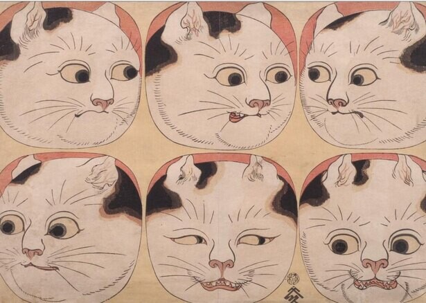 浮世絵から現代美術まで猫が勢ぞろい、北海道札幌市で「猫まみれ展MAX」が開催中