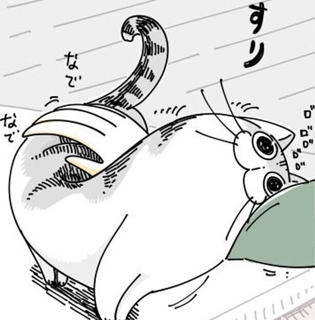 【漫画】猫の気持ちって難しい…？「なでていると噛まれる」“猫あるある”に共感の声