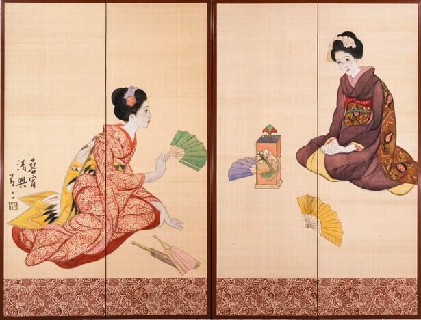 竹久夢二とマリー・ローランサンに注目、茨城県笠間市で「夢二×ローランサン 乙女の夢はアヴァンギャルド」が開催中