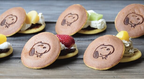 スヌーピーがテーマの「SNOOPY茶屋」に10種類のフルーツ生どら焼きが新登場！