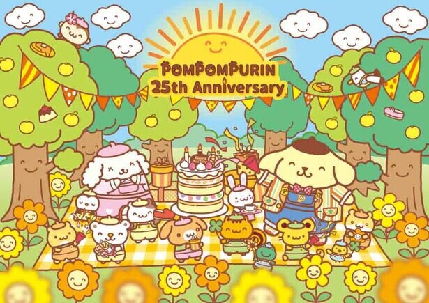 新しい日常に「ポムポム」を、東京都多摩市のサンリオピューロランドで「POMPOMPURIN 25th Anniversary」が開催中