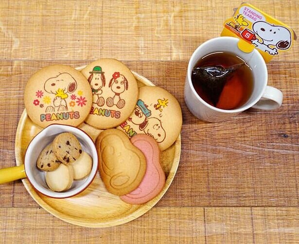 スヌーピーファンのおやつ時間を充実！選ぶのが楽しくなる「クッキー＆紅茶セット」