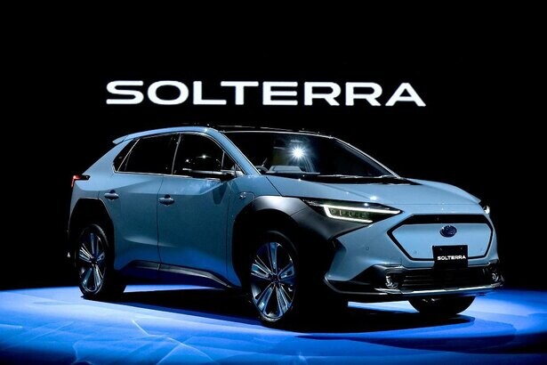 スバル初のグローバル展開 新型電気自動車「ソルテラ」を発表