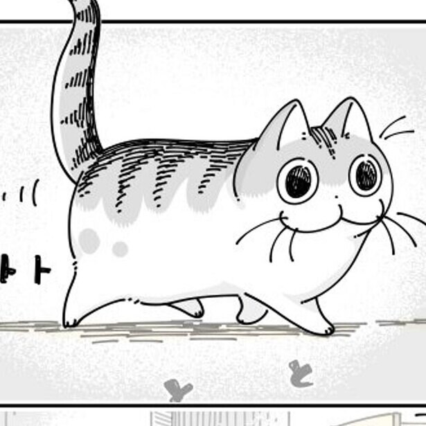 【漫画】「猫様の隠密行動にビックリ」消えた愛猫を描いた漫画に10万いいね「うちの子と一緒」「亡霊の様に佇む愛猫ちゃん」