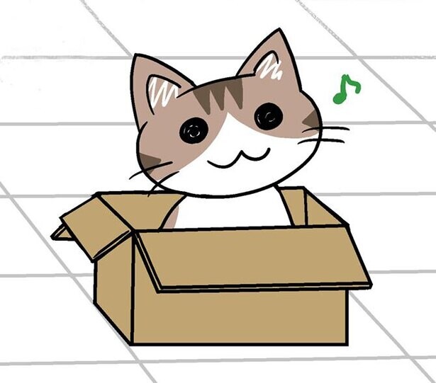【漫画】共感度120％！箱を見つけて喜ぶのは人間も!?猫様へ献上する“箱探し”は下僕のルーティン!?