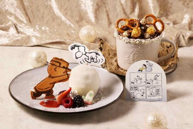 スヌーピーがテーマの「PEAUNTS Cafe/DINER」に新メニュー！冬にぴったりなデザート＆ドリンクが登場