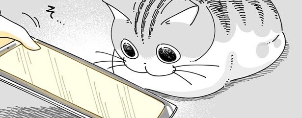 【ネコ漫画】猫用のアプリ動画に驚くほど無反応な愛猫!?「うちの猫も思い通りに反応しない」とSNSで共感コメントが殺到