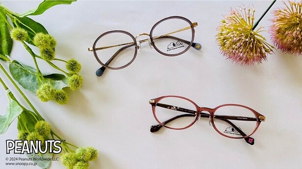 スヌーピーのワンポイントがかわいい！「眼鏡市場」からPEANTUSコレクションの第7弾が発売中