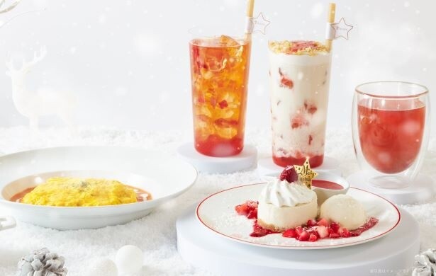 2foodsで楽しめるプラントベースのクリスマスアフタヌーンティーでホワイトクリスマス