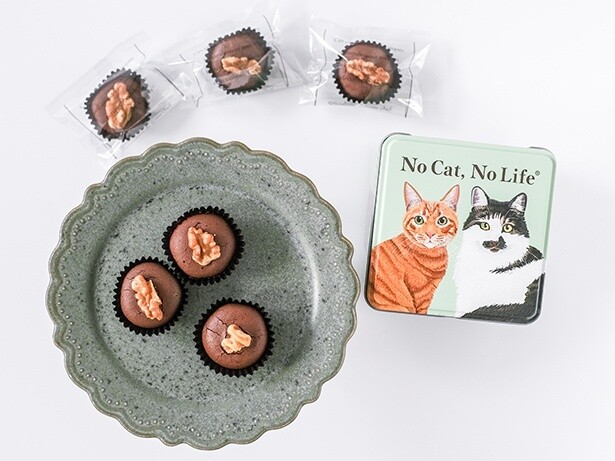 売上の10％を保護猫活動へ寄付！猫を助ける菓子「焼きチョコ缶」が登場