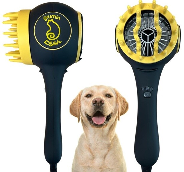 ブラッシングするだけで細菌ケア！愛するペットにやさしいドライヤー【ぐるみん】のペット専用ブラッシングドライヤーがAmazonに登場中‼