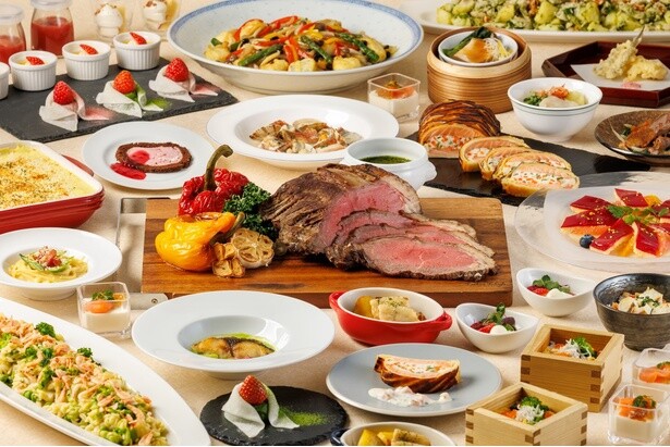 【2025年春限定】第一ホテル東京「肉VS魚」春の豪華ビュッフェ！あなたはどっち派？