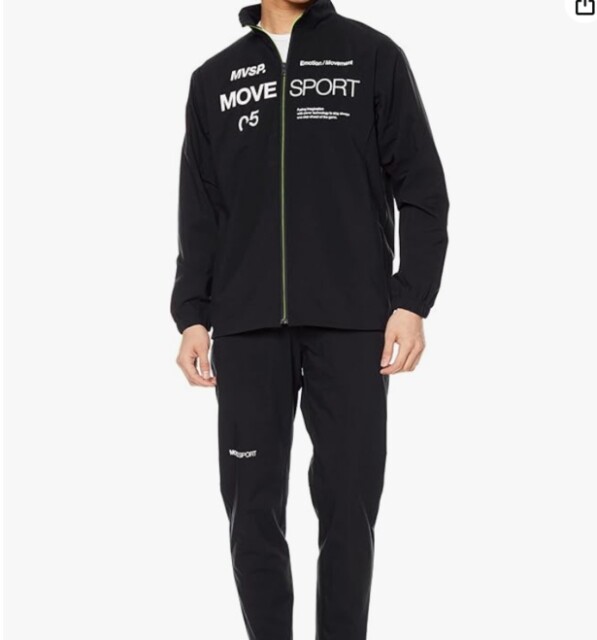 【ムーブスポーツ】のトレーニングウェアは撥水加工で軽い着心地！Amazonで販売中！！