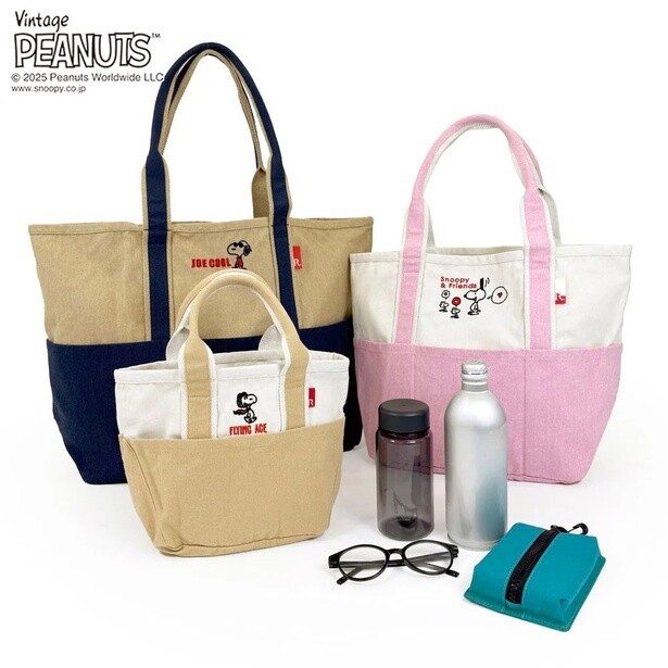 スヌーピーの刺しゅうがかわいすぎ…！「ROOTOTE」のキャンバストートは使いやすい3サイズと3カラー