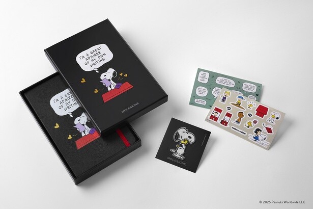 モレスキン×PEANUTS限定コレクション！スヌーピー名言入りノートからバックパックまで全8種類
