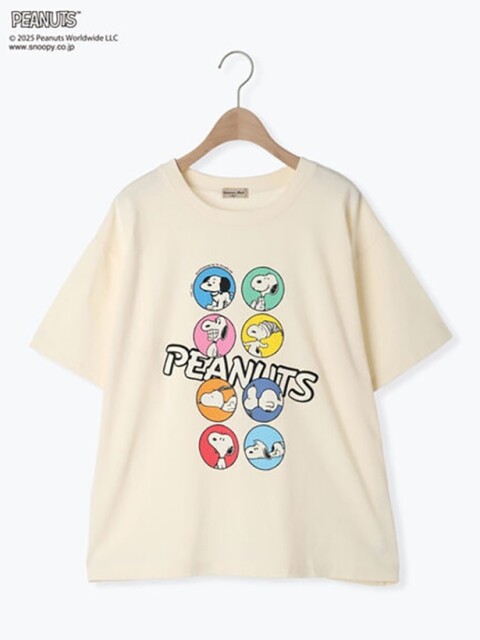 スヌーピーデザインのキュートなTシャツが「Samansa Mos2」から発売中！「PEANUTS」コミック誕生75周年を記念したアニバーサリーデザイン
