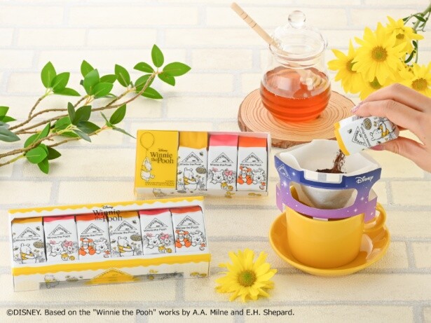 「くまのプーさん」デザインの真空パックのワンドリップコーヒーが新発売！ハンドタオルがもらえる発売記念の限定キャンペーンも
