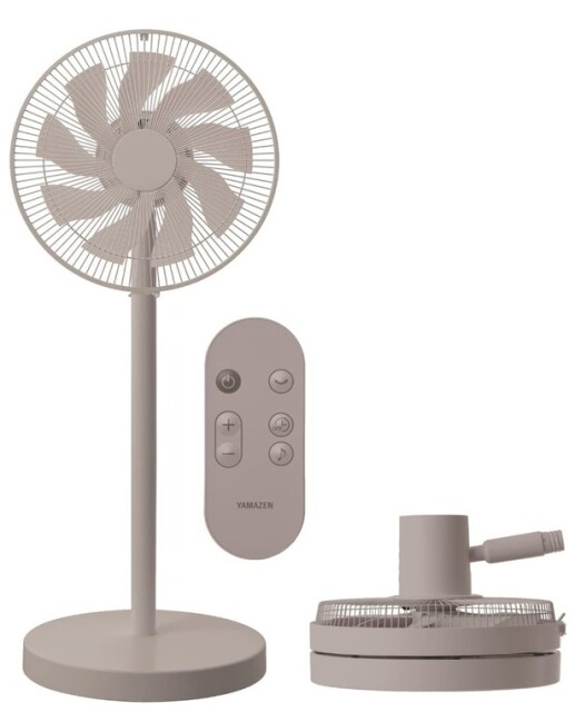 高さ調整OK＆コンパクト収納、使わない時もスッキリ【山善】の扇風機がAmazonに登場中‼