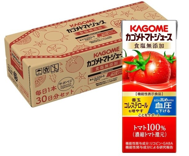 Amazonで絶賛販売中！【カゴメ】無添加トマトジュースを毎日1本飲んで健康習慣はじめてみよう！