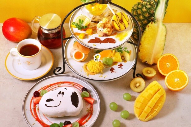 スヌーピー＆ウッドストックのキュートな夏限定アフタヌーンティーとカラフルなパンケーキがPEANUTS HOTELに登場