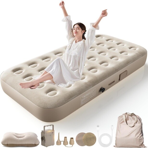 安眠のための機能を搭載→【BQB】エアーベッドが今だけ39%OFF！「Amazonタイムセール」にて販売中