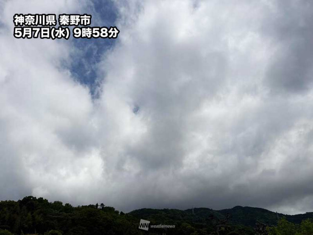 関東は午後ににわか雨の可能性　天気の急変に注意