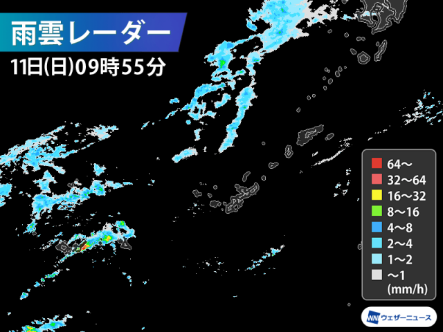 沖縄は連日の大雨　道路冠水や浸水に警戒