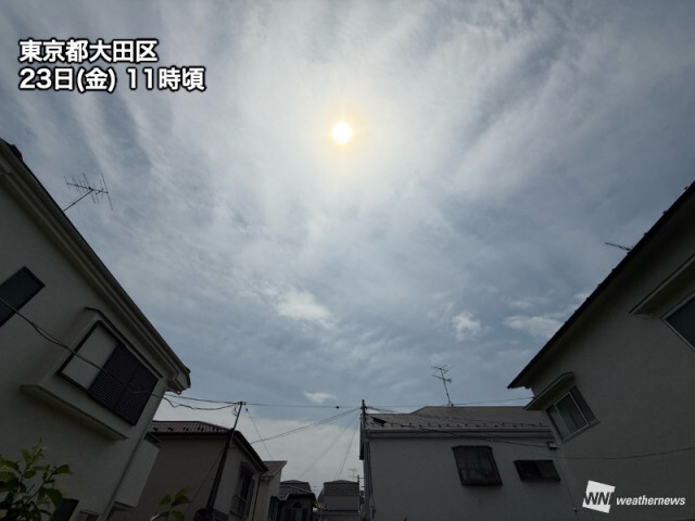 関東は日差し戻る　気温上昇は鈍く過ごしやすい体感に