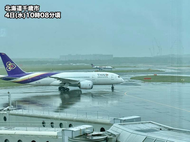 北海道は本降りの雨　一時的な強雨に注意