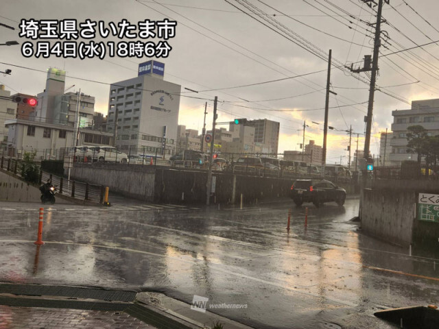 関東南部で雨雲が急発生　天気の急変に注意