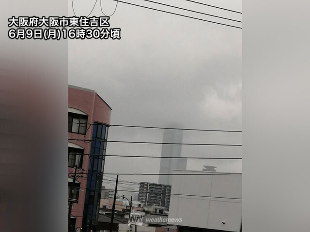 近畿から関東にも雨雲が広がる　今夜は激しい雨の可能性も