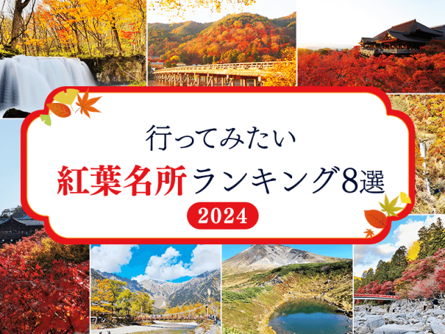 秋の行楽はここで決まり！　一度は行ってみたい紅葉名所ランキング2024