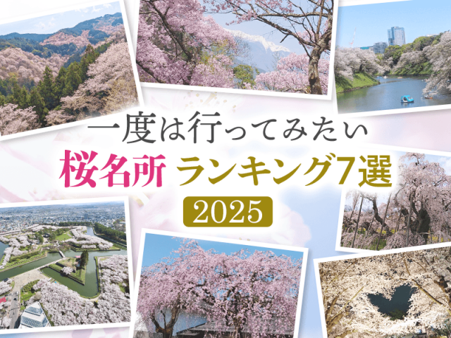 一度は行ってみたい桜名所ランキング7選　桜まつりやライトアップ情報も