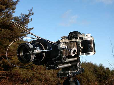 今日のクラシックカメラ（アルパ6型とベローズ）