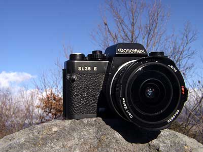 今日のクラシックカメラ（ローライSL35E、魚眼レンズ）