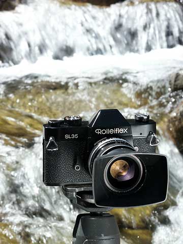 今日のクラシックカメラ（ROLLEI SL35Distagon25mm)